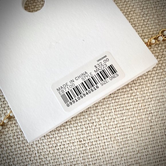 NWT Madewell Enameled Chain Star Necklace - Picture 5 of 6